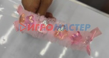 Ободки и повязки Ободок для волос детский "БАМБИ БУМ", цветочки, цвет розовый, лавандовый и голубой, 1.5см