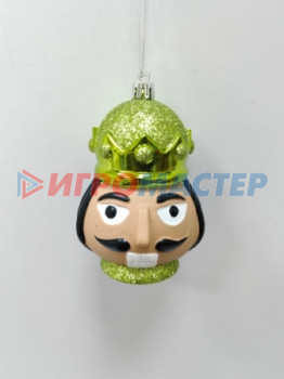 Ёлочные игрушки, шары Елочная игрушка "Новогодний солдат" 7,5*7*11 см, зеленый