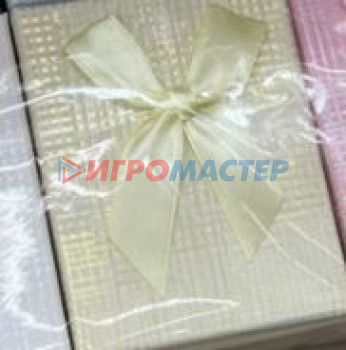 Коробки, бумага и мешочки для упаковки подарков Коробка подарочная "With love" 9*7*3 см, Лимонный