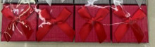 Коробка подарочная "Wish" 5*5*3,5 см, Красный
