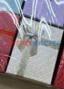 Коробки, бумага и мешочки для упаковки подарков Коробка подарочная "С любовью" 9*7*3 см, Серебро