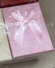 Коробка подарочная "With love" 9*7*3 см, Розовый