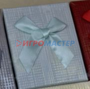 Коробки, бумага и мешочки для упаковки подарков Коробка подарочная "With love" 9*7*3 см, Голубой