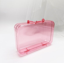 Шкатулка пластиковая "KiKi HAUS", чемоданчик, цвет розовый, 17.8*11.8*5см (в пакете)