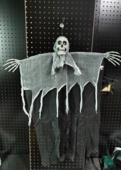 Новогодние композиции Украшение подвесное "Helloween - Ужасающий скелет" 80*90 см