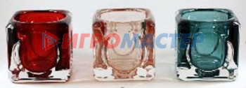 Свечи и подсвечники Подсвечник "ICE" 5*5 см, Розовый темный
