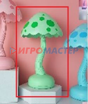 Настольные лампы Настольная лампа "Sweet - Гриб" LED 13,2*19,5 см, USB 3w 3.7v, Зеленый