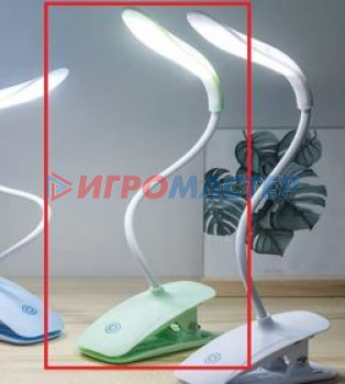 Настольные лампы Настольная лампа "Light" LED + USB 35*12*5 см, USB 2.w 5v, Зеленый