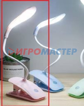 Настольные лампы Настольная лампа "Light" LED + USB 35*12*5 см, USB 2.w 5v, Розовый