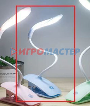 Настольные лампы Настольная лампа "Light" LED + USB 35*12*5 см, USB 2.w 5v, Голубой