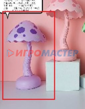 Настольные лампы Настольная лампа "Sweet - Гриб" LED 13,2*19,5 см, USB 3w 3.7v, Фиолетовый