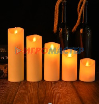Свечи и подсвечники Сувенир подсветкой "Свеча - Пламя" 5*12,5 см