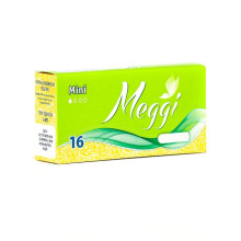 Гигиенические тампоны Meggi Mini, 1 капля, 16 шт