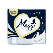 Гигиенические тампоны Meggi Super+, 4 капли, 16 шт
