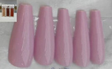 Ногти накладные на клеевых пластинах 24шт "ТЫПРЕКРАСНА!", цвет розовая лаванда, длина 2.3см,