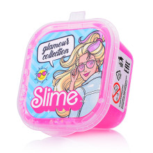 Игрушка для детей старше трех лет модели Slime Glamour collection, розовый с блестками, 60г