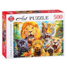 Пазлы 500 Artpuzzle &quot;Селфи диких кошек&quot;