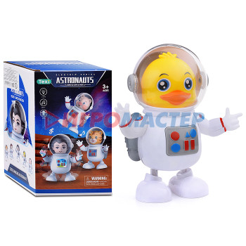 Интерактивные животные, персонажи Интерактивная игрушка T2029 &quot;Утенок-космонавт&quot; в коробке
