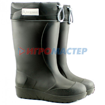 Зимняя обувь Д543-НУ "ICE Land" Сапоги из ЭВА с надставкой и утеплителем (черная пантера, 36-37)