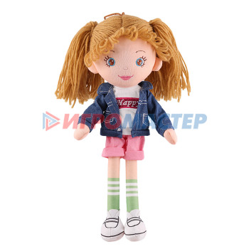 Мягкая игрушка Кукла Клэр в джинсовой куртке и шортах, 36 см