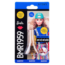 Лак для ногтей Barbie, цвет золотой с блестками, блистер , объем 5,5 мл.