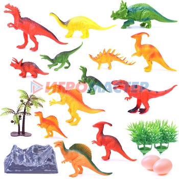 Наборы животных ПВХ Набор 332-5 &quot;Мир динозавров-5&quot; в пакете