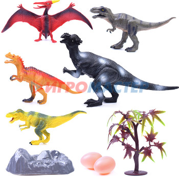 Наборы животных ПВХ Набор 332-11 &quot;Мир динозавров-3&quot; в пакете