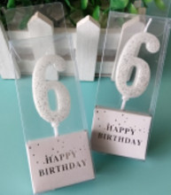 Свеча для торта Цифра Фактура "2" 4,6 см