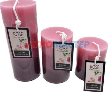 Свечи и подсвечники Свеча "Rose" 6*15 см