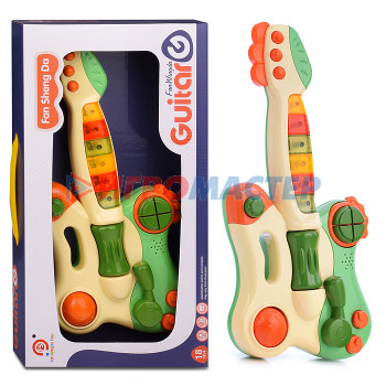 Интерактивные игрушки (до 3-х лет) Гитара 898-222 &quot;Музыкальный малыш&quot; в коробке