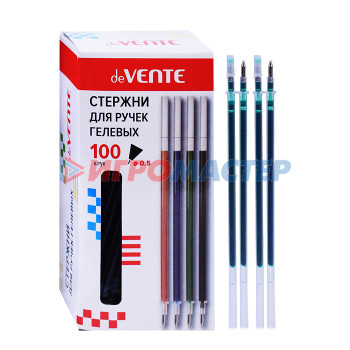 Ручки гелевые Стержень для ручек гелевых d=0,5 мм, 130 мм, с защитным колпачком, зеленый
