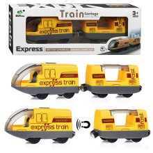 Поезд AU8885 &quot;Exspress train&quot; желтый, в коробке