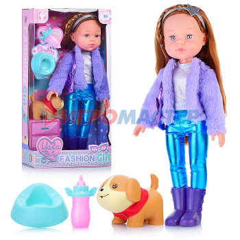 Куклы, пупсы интерактивные, функциональные Кукла RT230B-E &quot;Ника-3&quot; с аксессуарами, в коробке