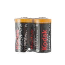 Батарейка солевая Kodak R20, тип D (спайка, 2 шт)