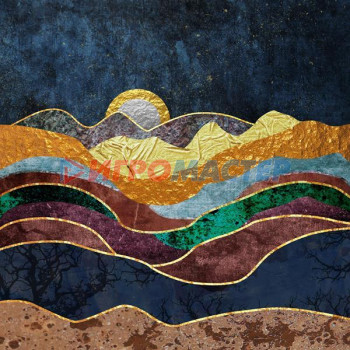 Панно Картина интерьерная в раме "ШАНТИ", пустыня, 40*60см (термоусадочная пленка)