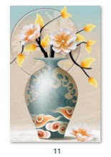 Картина интерьерная в раме "САНТИМО", лилии, 40*60см (термоусадочная пленка)