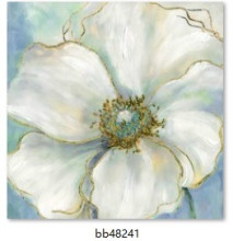Картина интерьерная в раме "САНТИМО", белая лилия, 40*60см (термоусадочная пленка)