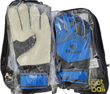 Перчатки вратарские FD-879, размер 6, черный-синий