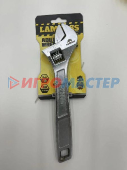 Ключи и наборы Ключ разводной Lamboss 8" 200мм, металл ручка