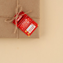Шильдик декоративный на подарок «Полярная почта», 4.6 × 7 см