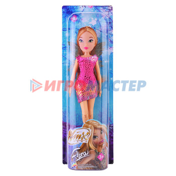 Куклы аналоги Барби Шарнирная кукла Флора с крыльями, 24 см