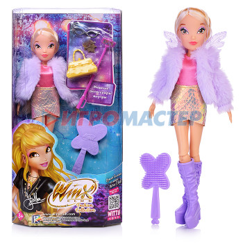 Куклы аналоги Барби Шарнирная кукла &quot;Fashion&quot; Стелла с крыльями и аксессуарами (6 шт.),  24 см