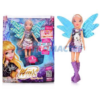 Куклы аналоги Барби Шарнирная кукла &quot;Magic reveal&quot; Стелла с крыльями 3 шт., 24 см