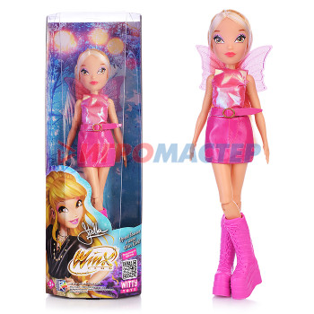 Куклы аналоги Барби Шарнирная кукла Космическая Стелла с крыльями, 24 см