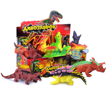 Наборы животных ПВХ Динозавр 7211 (в ассортименте) в коробке