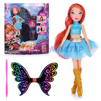 Куклы аналоги Барби Шарнирная кукла &quot;BTW Scratch Art Wings&quot;  Блум с крыльями для скретчинга, 24 см