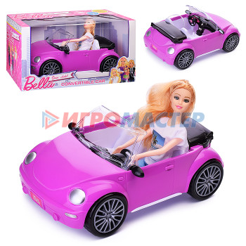 Кареты с лошадьми, машины для кукол Машина R468-A1 с куклой &quot;Поездка в город&quot; в коробке