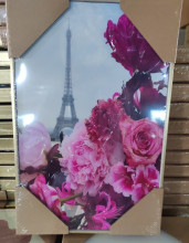 Картина интерьерная в раме "САНТИМО", свидание в ПАРИЖЕ, 19*29см (термоусадочная пленка)