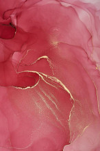 Картина интерьерная в раме "ФАНТЭО", оттенки красного, 19*29см (термоусадочная пленка)