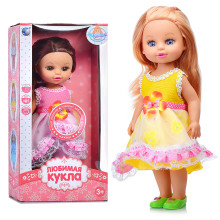 Кукла 219-K &quot;Радочка&quot; в нарядном платье, на батарейках, в коробке